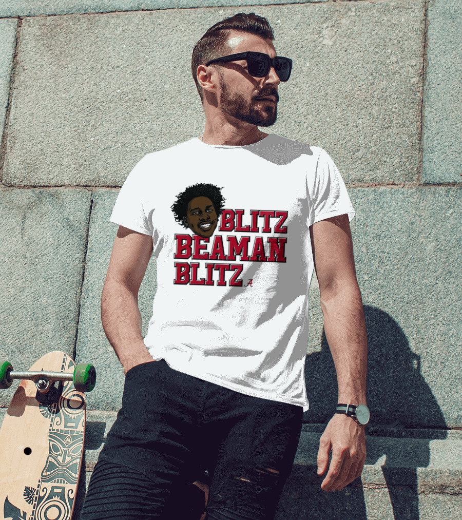 Alabama Crimson Tide Blitz Beaman Blitz Jeremiah Beaman T-Shirt