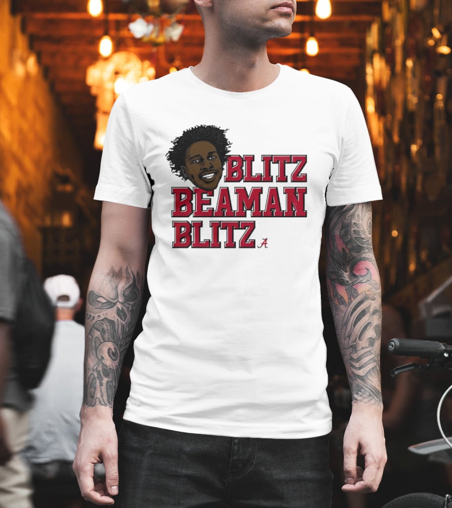 Alabama Crimson Tide Blitz Beaman Blitz Jeremiah Beaman T-Shirt