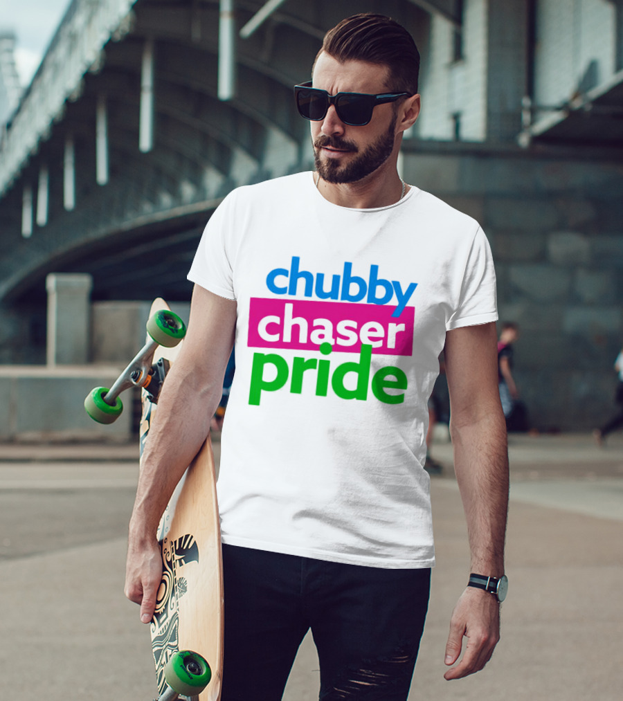 Chubby Chaser Pride Colorful T-Shirt