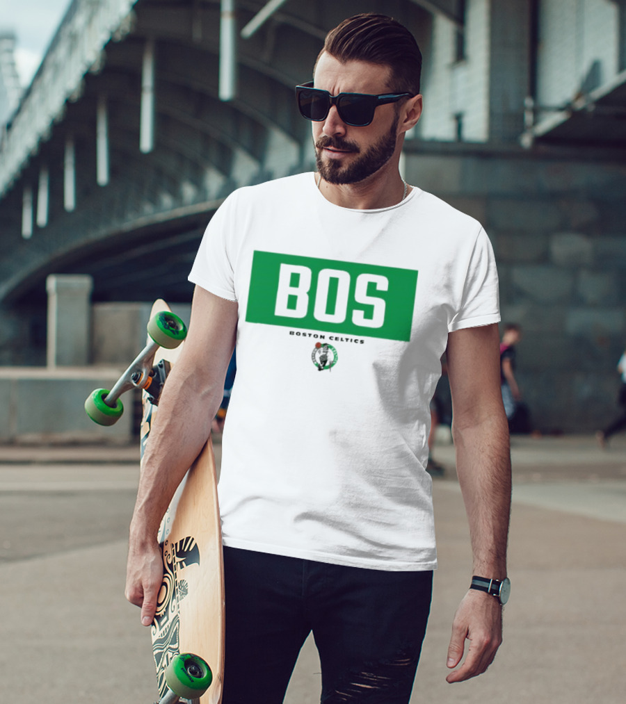Boston Celtics BOS Crossbar NBA Basketball T-Shirt