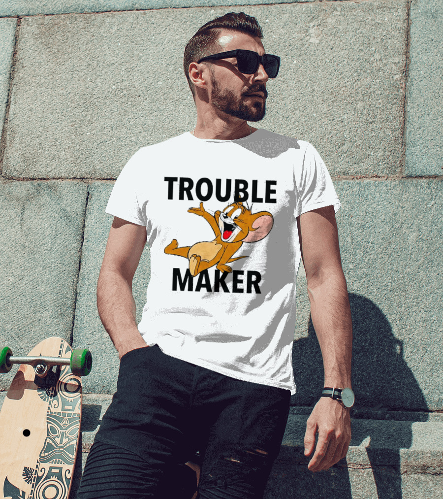 Jerry Mouse Trouble Maker T-Shirt