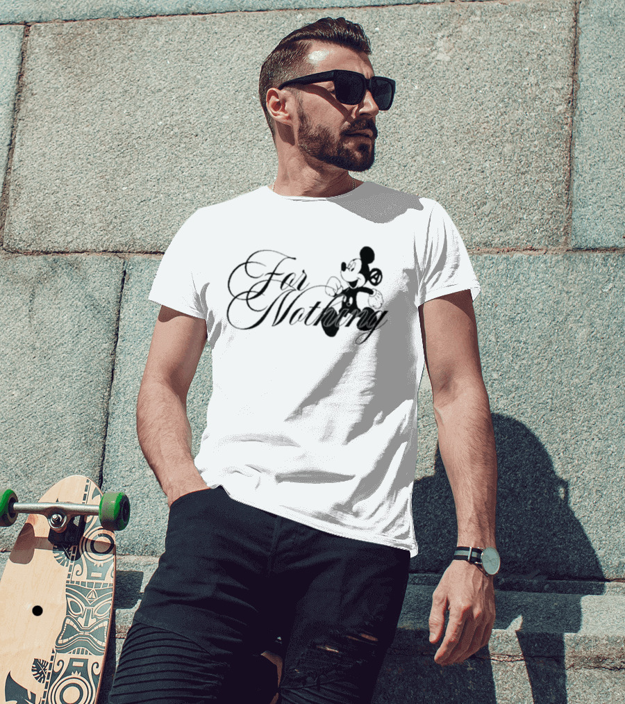 Mickey Mouse Nine Vicious For Nothing Tour 2025 For Nothing T-Shirt