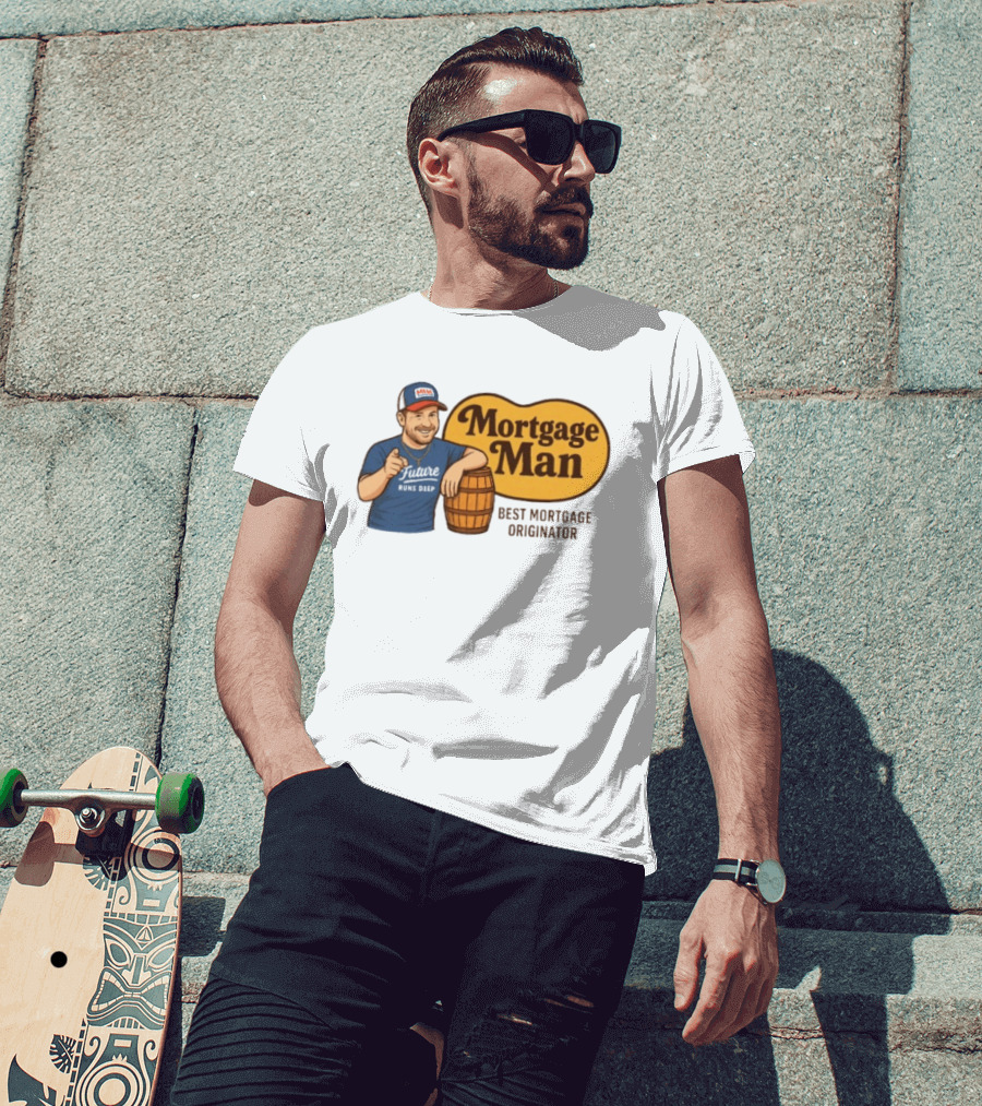 Mortgage Man Best Mortgage Originator Cracker Barrel T-Shirt