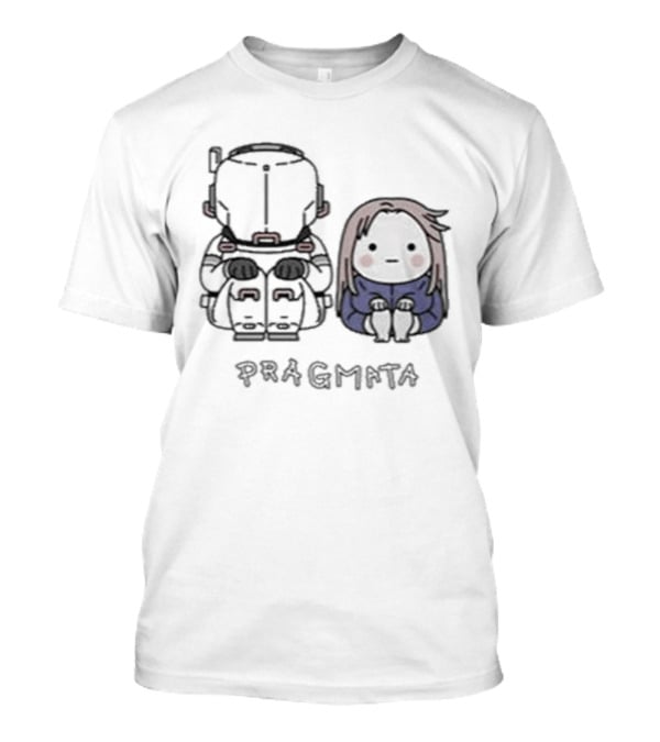 Pragmata Hugh Diana Sitting Together T-Shirt