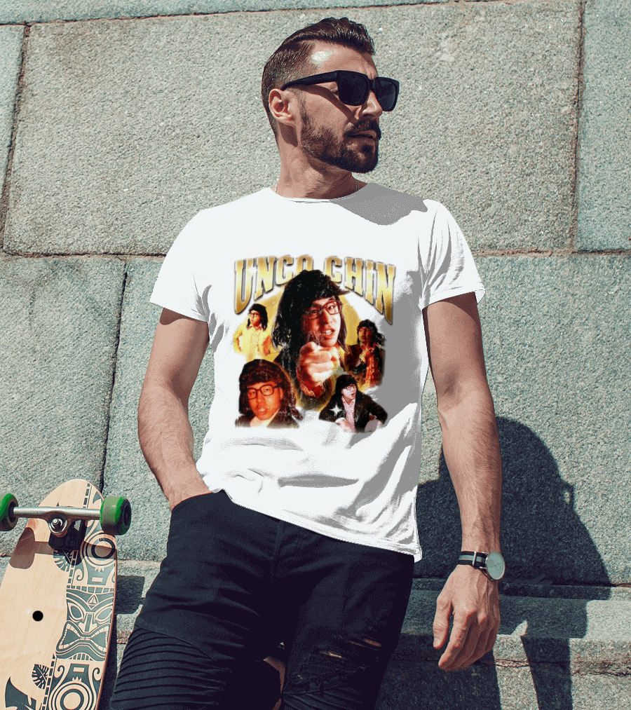 Unco Chin Bootleg Just Kidding Films Characters Compilation T-Shirt