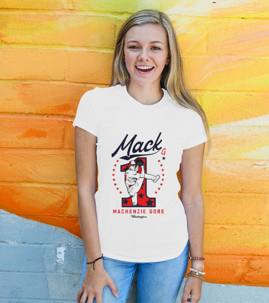 Mack G Washington Nationals Mackenzie Gore Baseball Stars T-Shirt