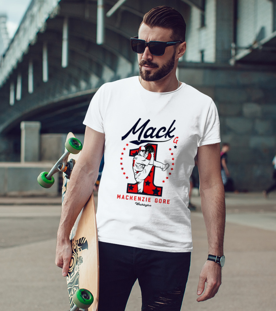Mack G Washington Nationals Mackenzie Gore Baseball Stars T-Shirt