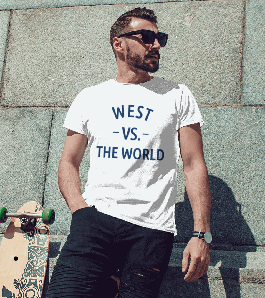 West Vs The World Minnesota Vikings Fan Gear T-Shirt