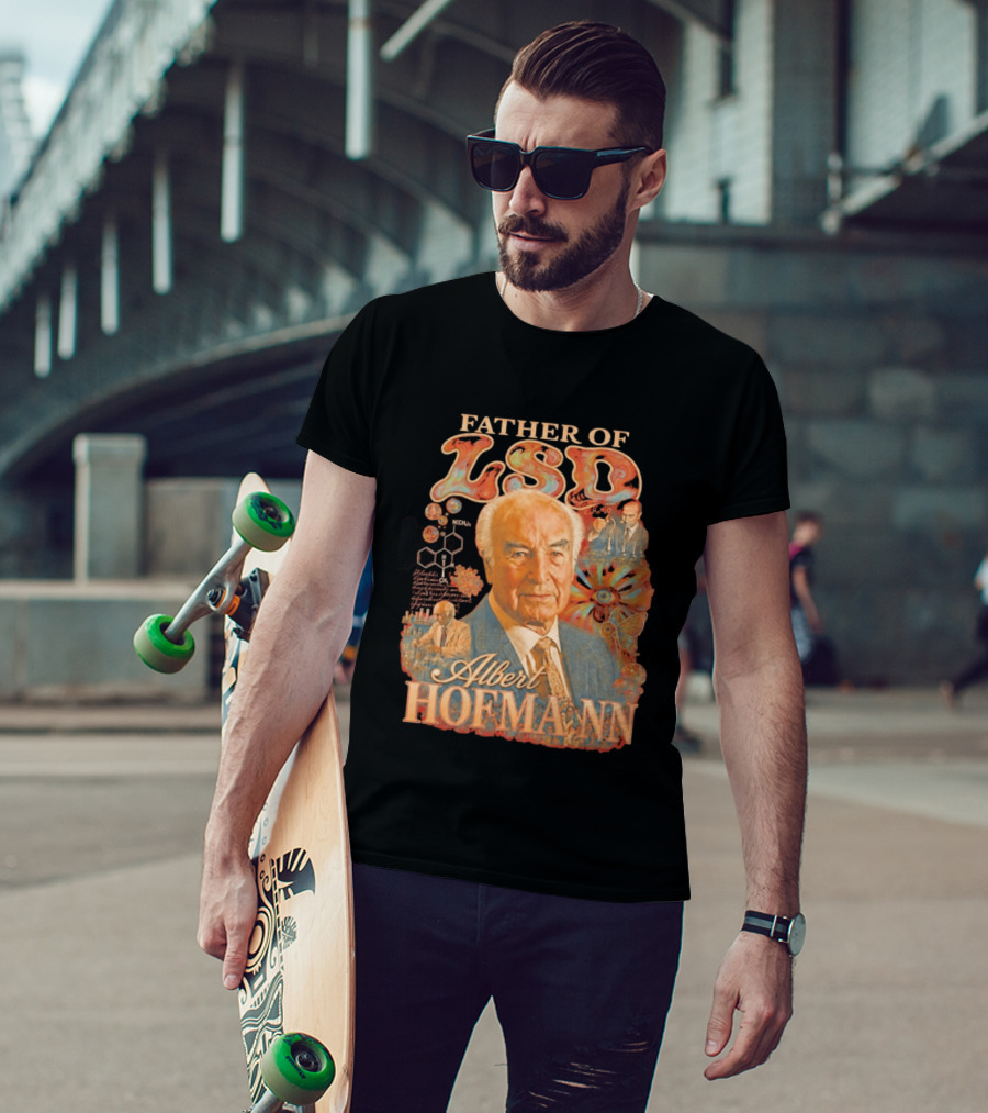 Father Of LSD Albert Hofmann Psychedelic T-Shirt