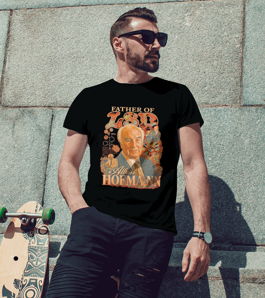 Father Of LSD Albert Hofmann Psychedelic T-Shirt