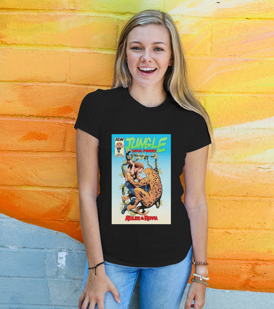 AEW Jungle Jack Perry First Edition Ruler Of The Ring T-Shirt