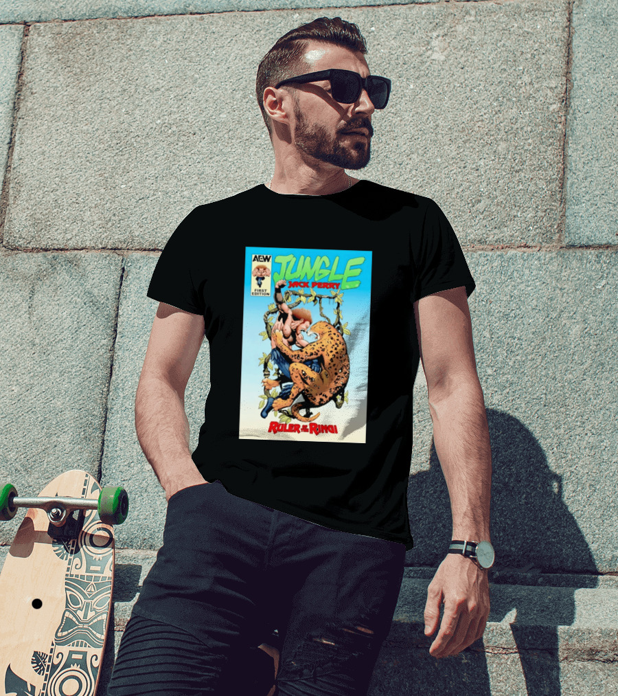 AEW Jungle Jack Perry First Edition Ruler Of The Ring T-Shirt