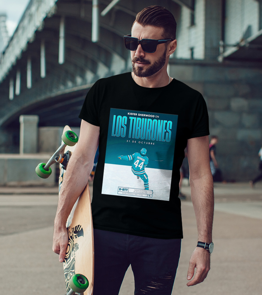 Kiefer Sherwood En Los Tiburones 31 De Octubre V OTT Nueva Calaverita De Azúcar Incluida T-Shirt