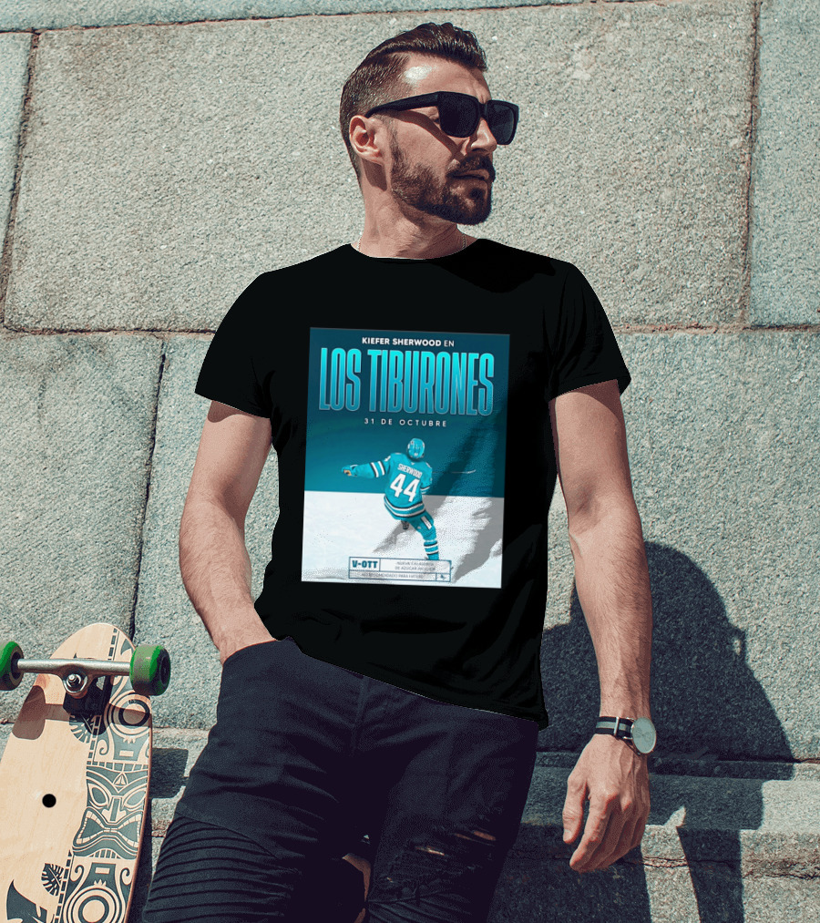Kiefer Sherwood En Los Tiburones 31 De Octubre V OTT Nueva Calaverita De Azúcar Incluida T-Shirt