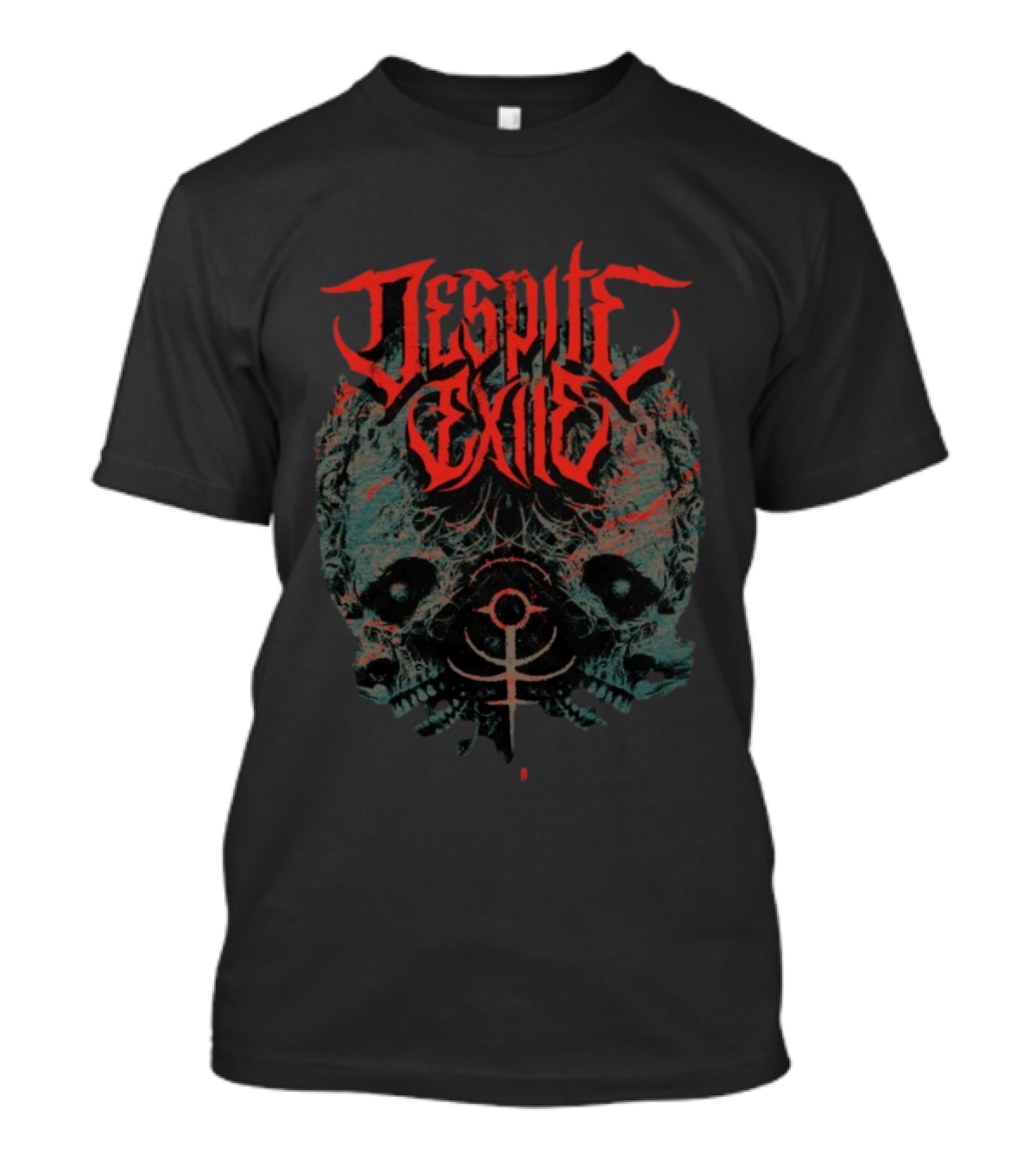 Despite Exile Ever Before Never Again Skull T-Shirt
