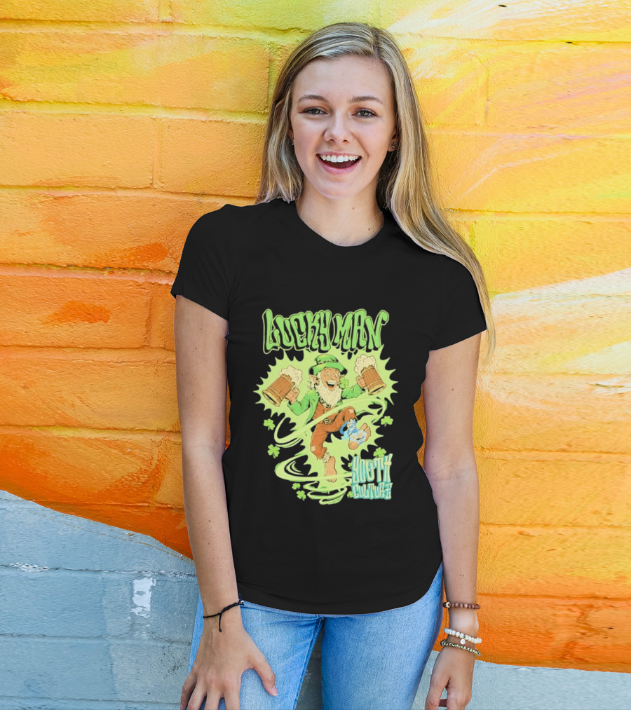 Lucky Man Leprechaun Youth Culture More Than Movement St Patricks Day T-Shirt