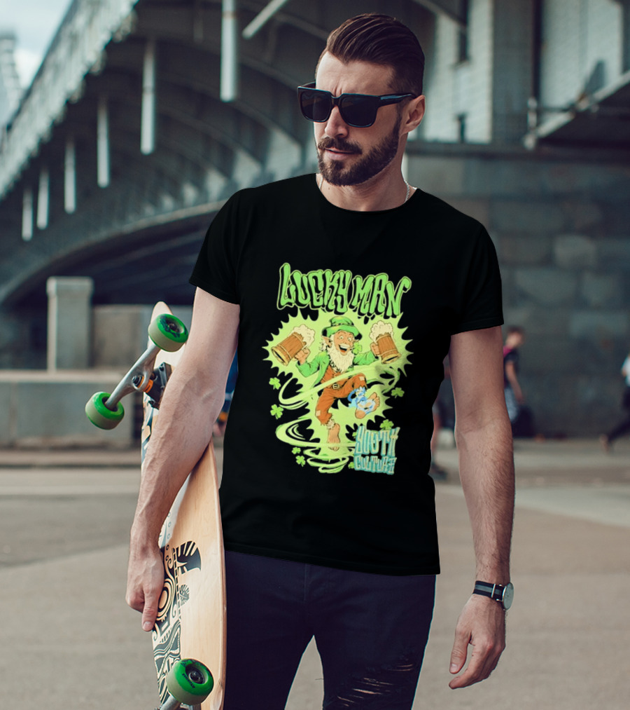 Lucky Man Leprechaun Youth Culture More Than Movement St Patricks Day T-Shirt