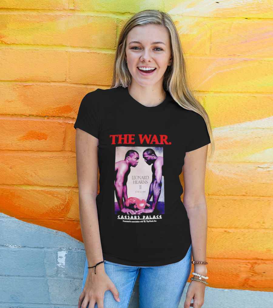 The War Sugar Ray Leonard Vs Thomas Hearns II June 12 1989 Caesars Palace Boxing Showdown T-Shirt