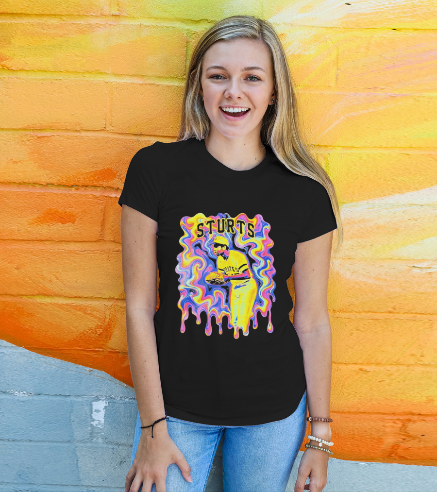 Sturts Willie Stargell Pittsburgh Pirates Psychedelic T-Shirt