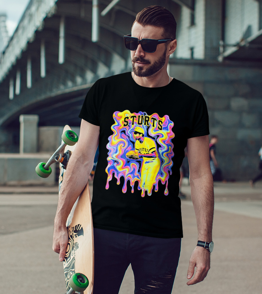 Sturts Willie Stargell Pittsburgh Pirates Psychedelic T-Shirt