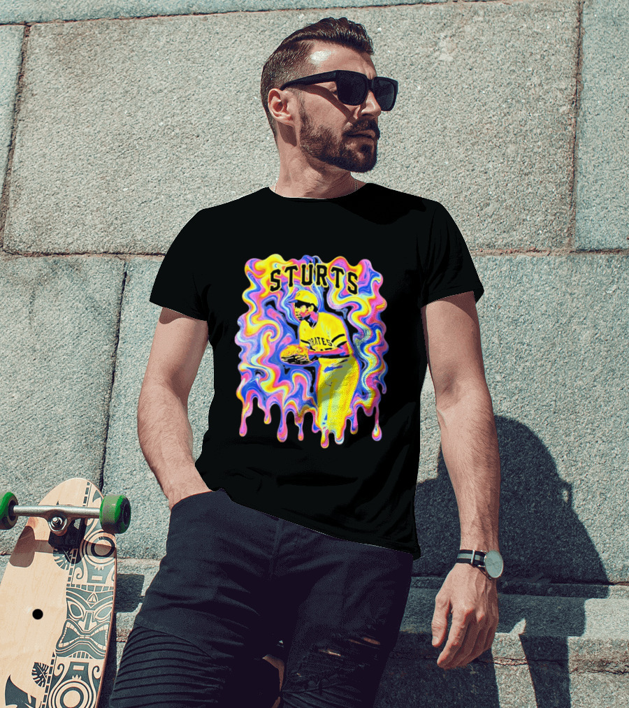 Sturts Willie Stargell Pittsburgh Pirates Psychedelic T-Shirt