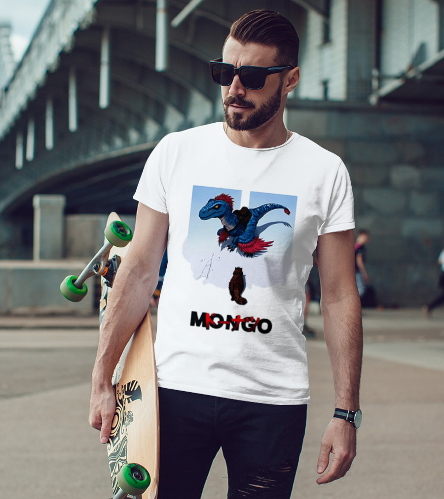 Mongo Raptor Cat Donatsu By U Mashermello Dinosaur T-Shirt