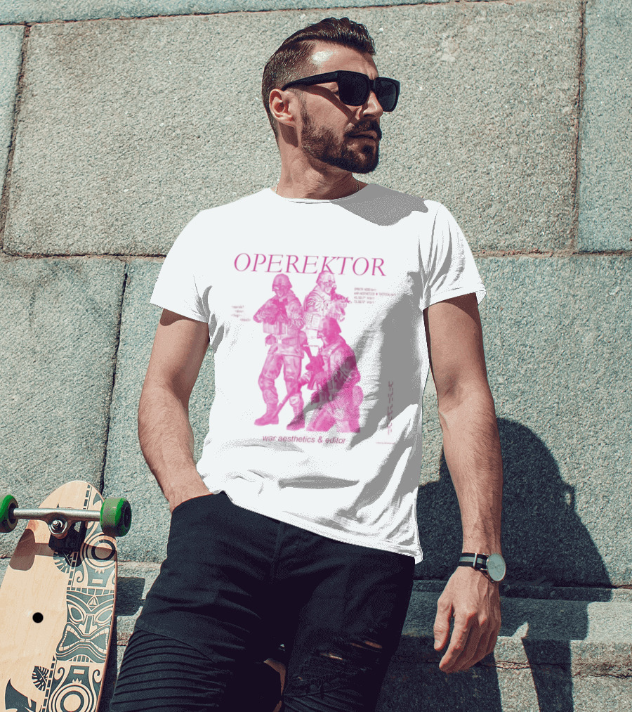 Operektor War Aesthetics Tactical Editor Time Signature Authored Narratives T-Shirt