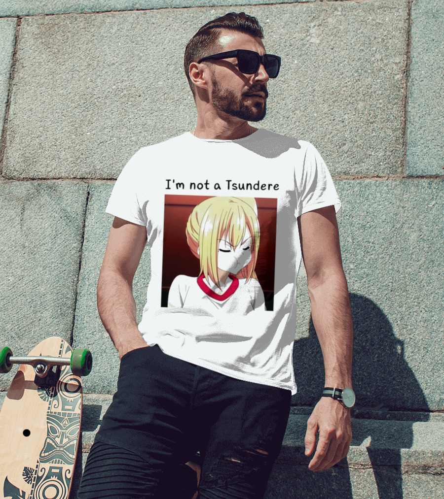 I'm Not A Tsundere Mai Kawakami Anime Character Expression T-Shirt