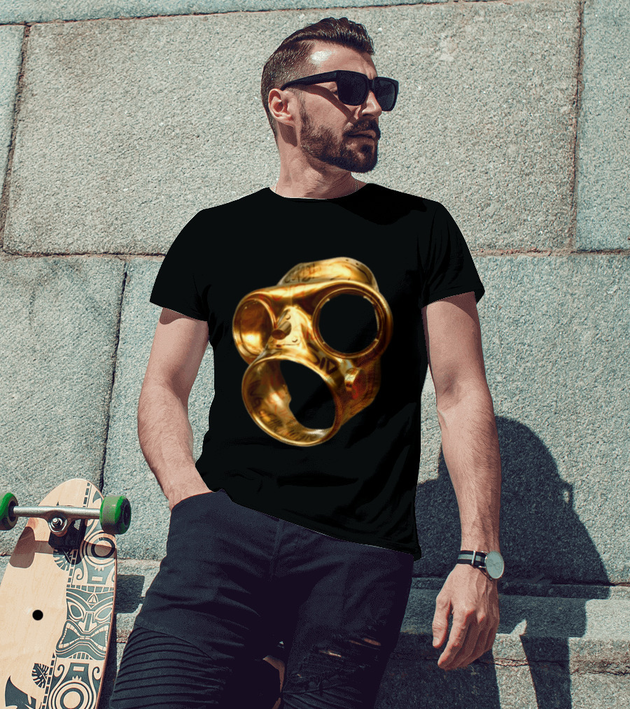Sid The 3Rd Shop Store Gold Mask Ring T-Shirt