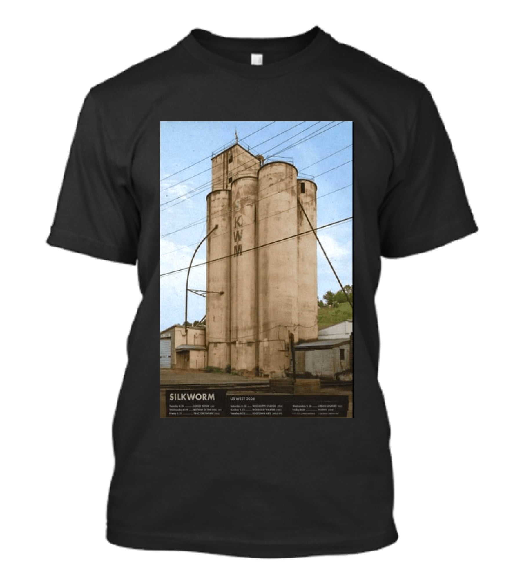 Silkworm Skwm Us West 2026 Tour Shows Venues Dates T-Shirt