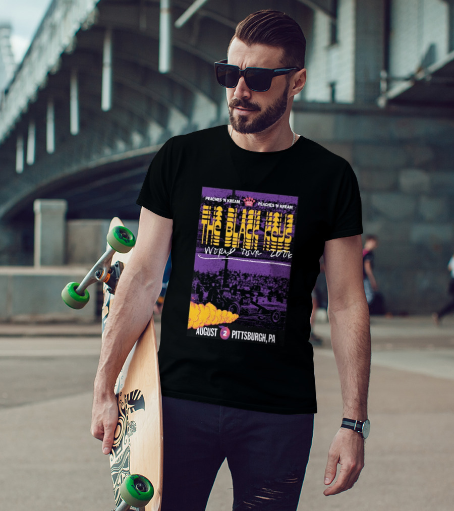 The Black Keys World Tour 2026 Peaches 'N Kream August Pittsburgh PA T-Shirt