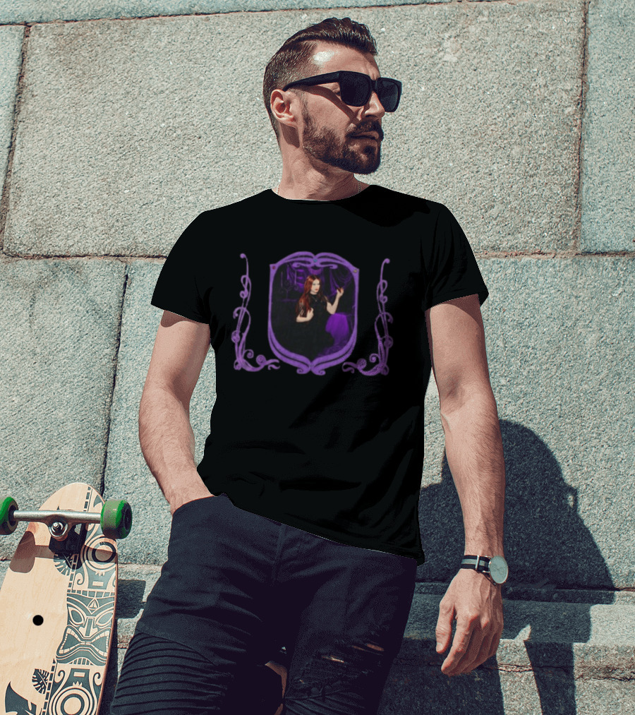 Jinkx Tour Mainfactor Store Vintage Gothic Purple Frame T-Shirt