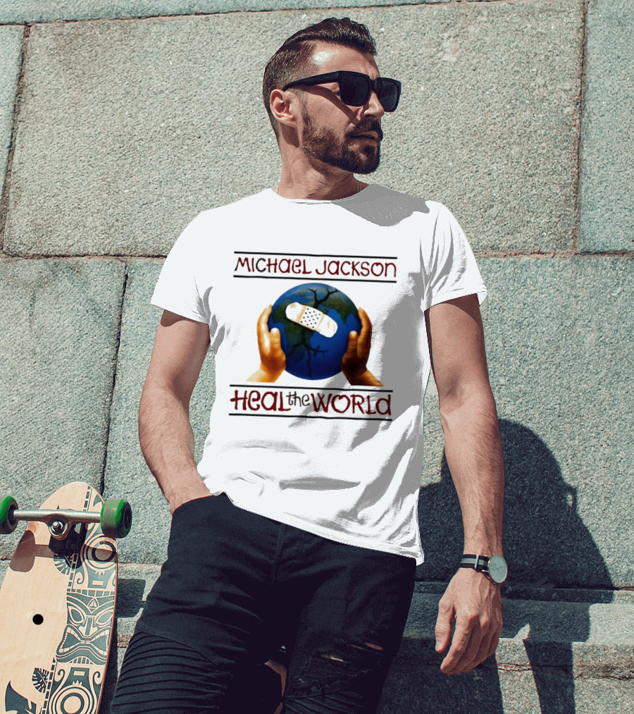Michael Jackson Heal The World King Of Pop T-Shirt