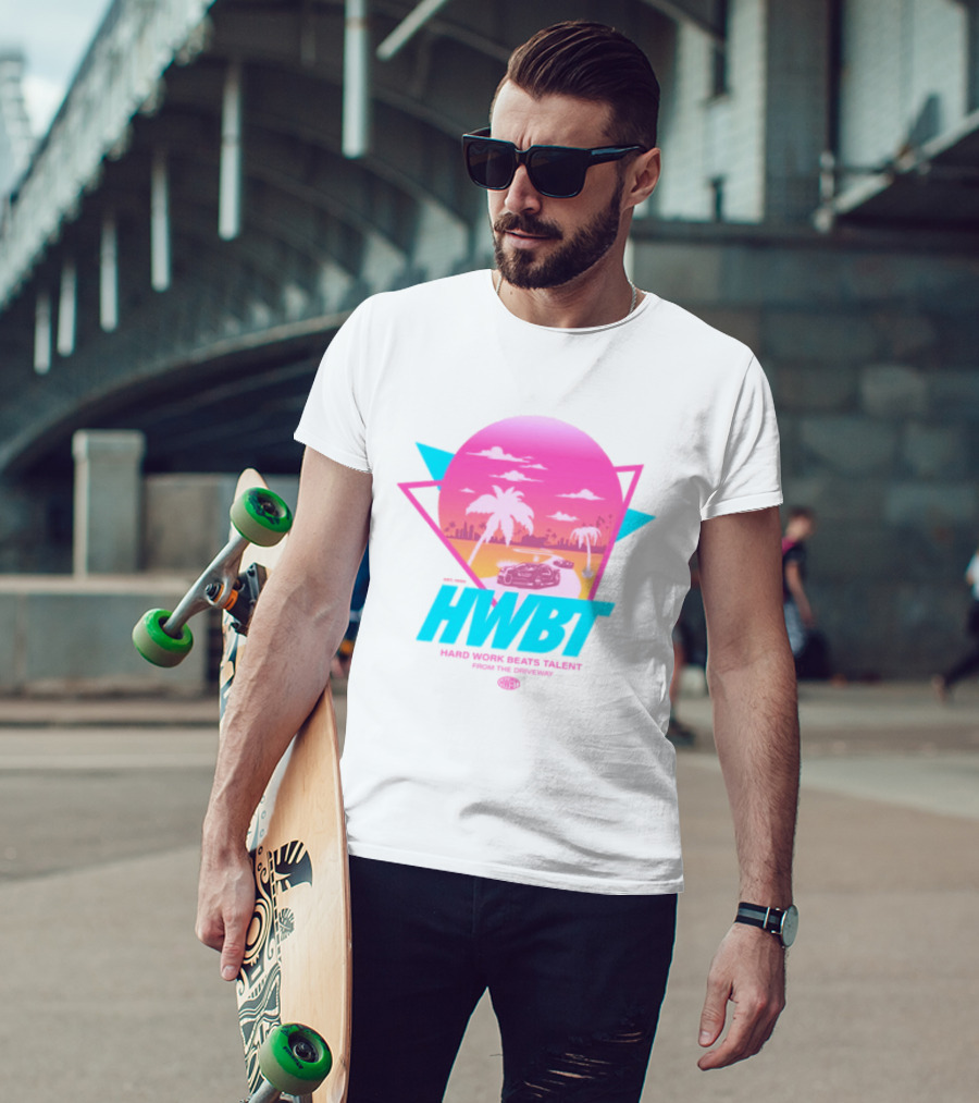 HWBT Miami Dreams Sunset Drive Neon T-Shirt
