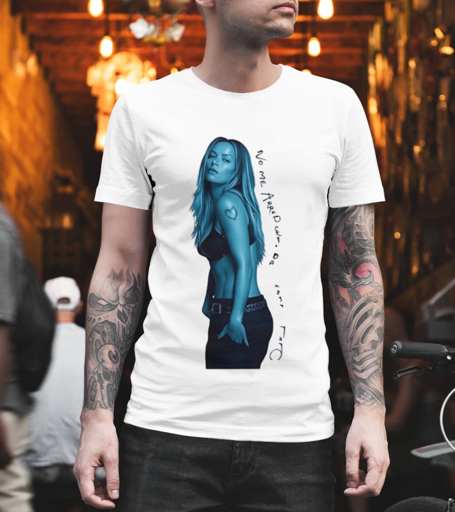 Karol G No Me Arrepiento De Ser De Tanto Blue T-Shirt