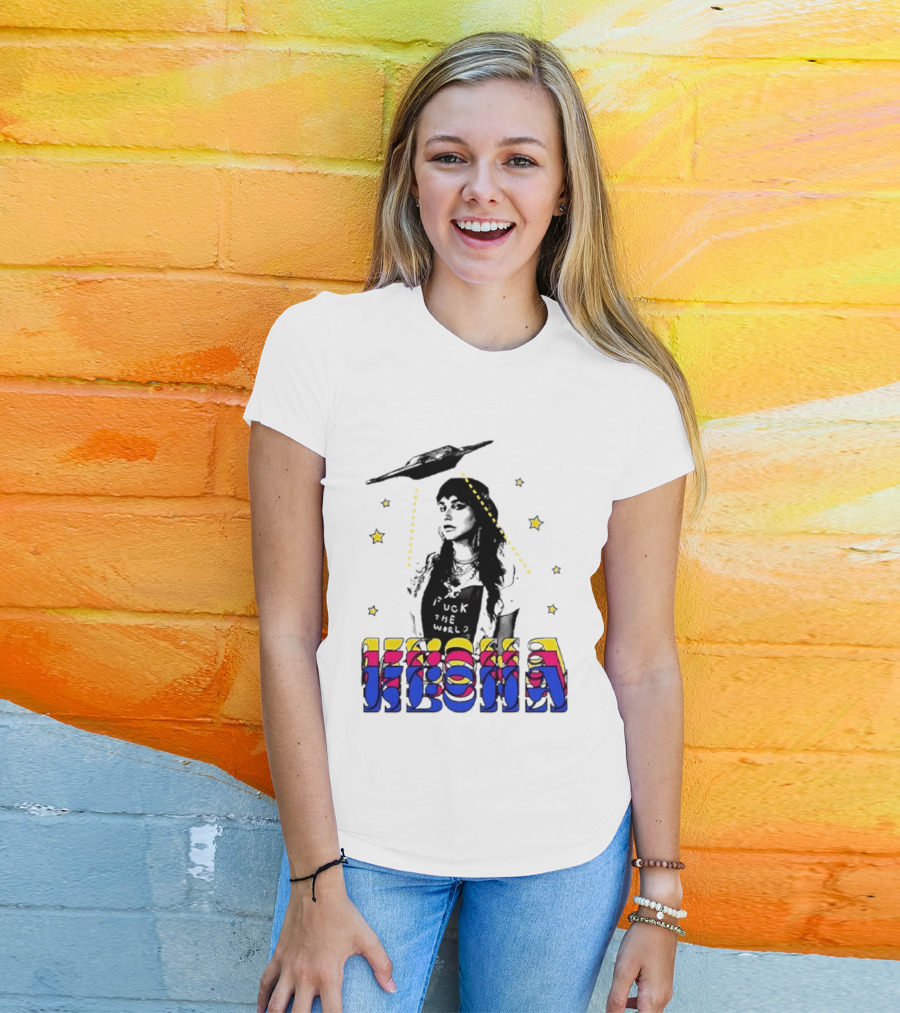 Kesha UFO Space Stars Tie Dye T-Shirt