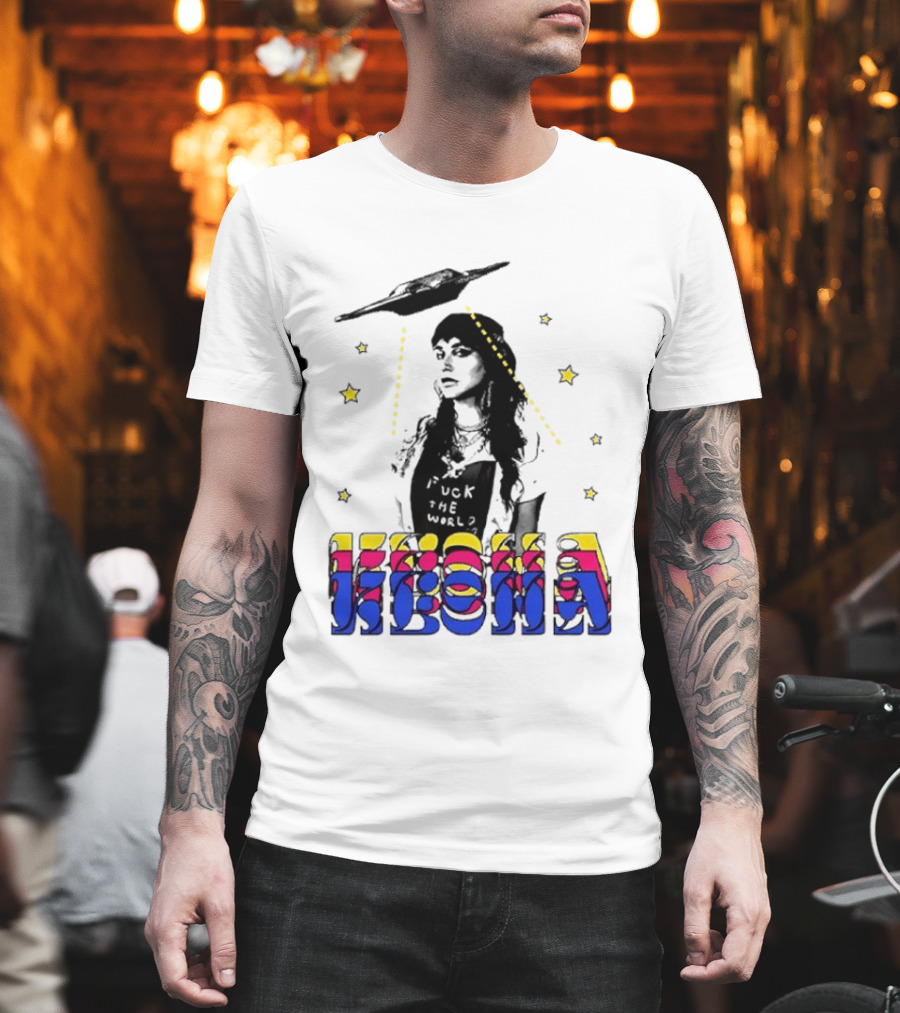 Kesha UFO Space Stars Tie Dye T-Shirt