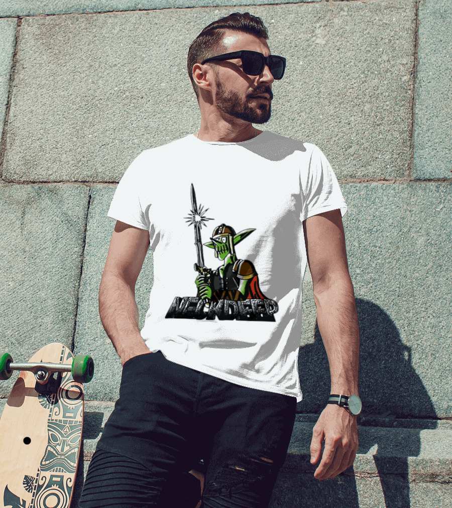 Neck Deep Goblin Warrior Pop Punk Band Fantasy Sword T-Shirt