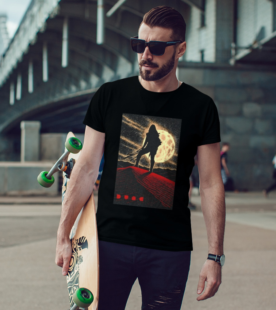 Paul Atreides Dune Arrakis Desert Moon Scene T-Shirt