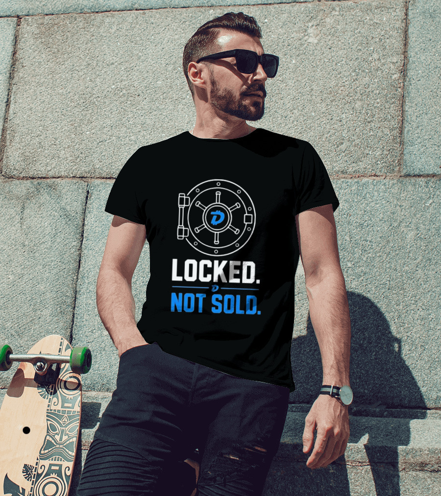 Digibyte Cryptocurrency Vault Locked Not Sold T-Shirt