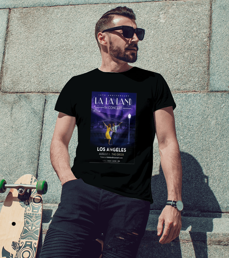10th Anniversary La La Land In Concert Los Angeles August 1 The Greek Theatre T-Shirt