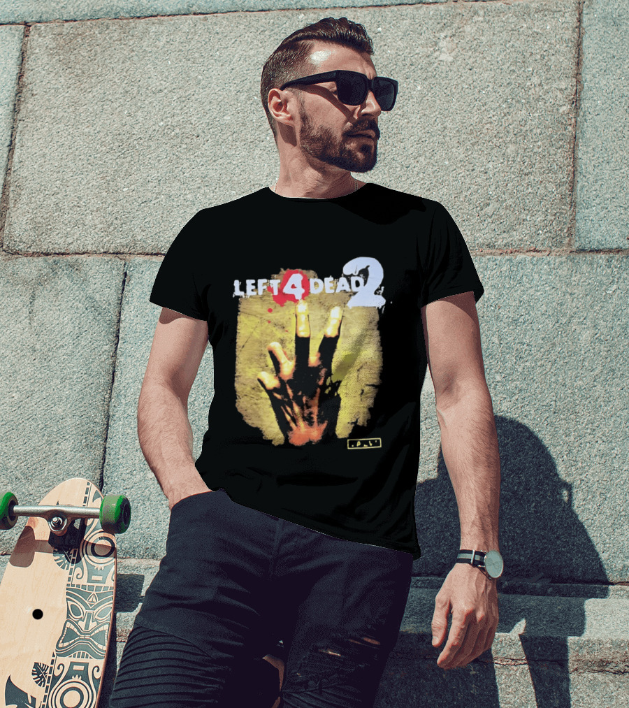 Left 4 Dead 2 Zombie Hand Valve Video Game Survival T-Shirt