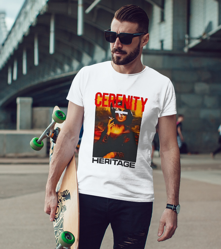 Cerenity Heritage Mona Lisa Smoking T-Shirt
