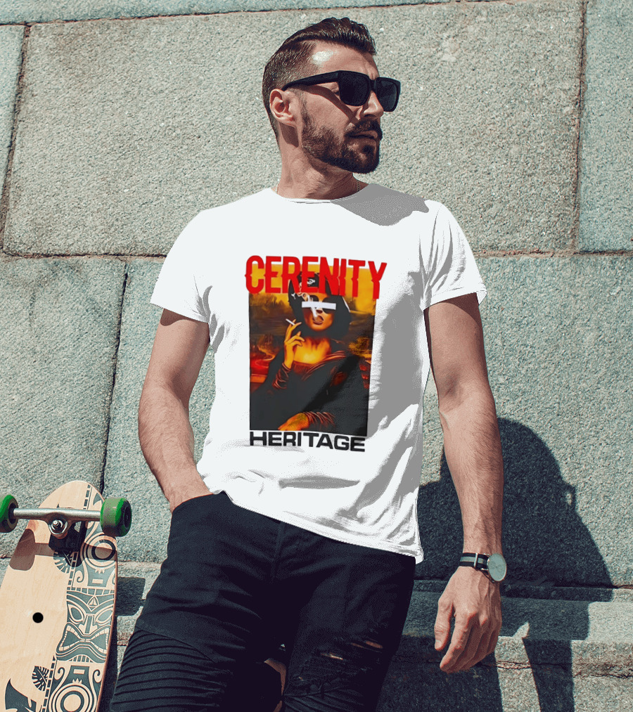 Cerenity Heritage Mona Lisa Smoking T-Shirt