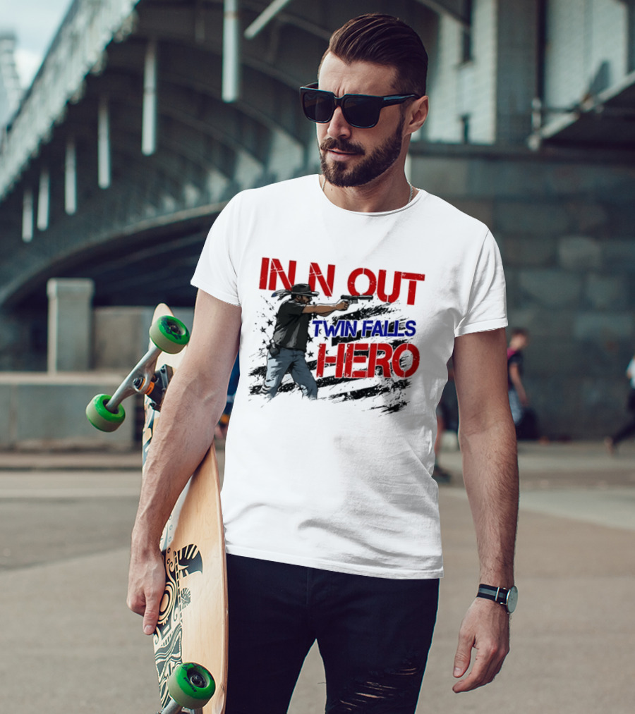 IN N OUT Twin Falls Hero Jordan Salinas T-Shirt