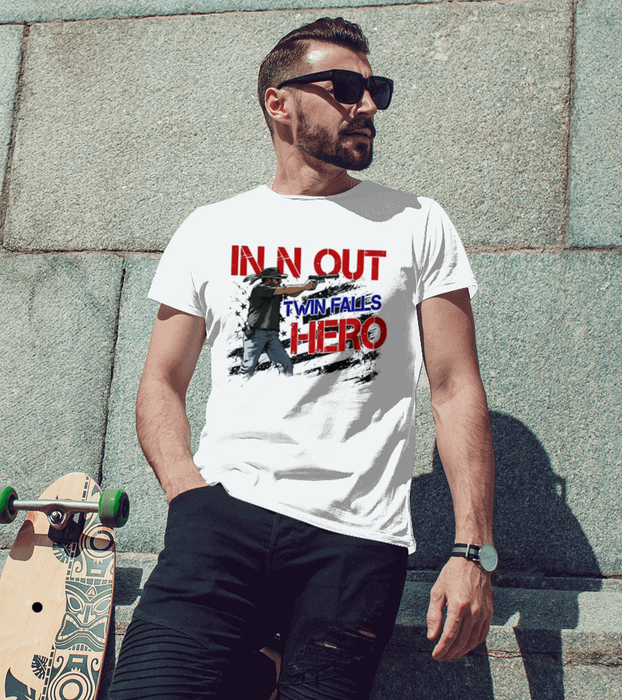 IN N OUT Twin Falls Hero Jordan Salinas T-Shirt