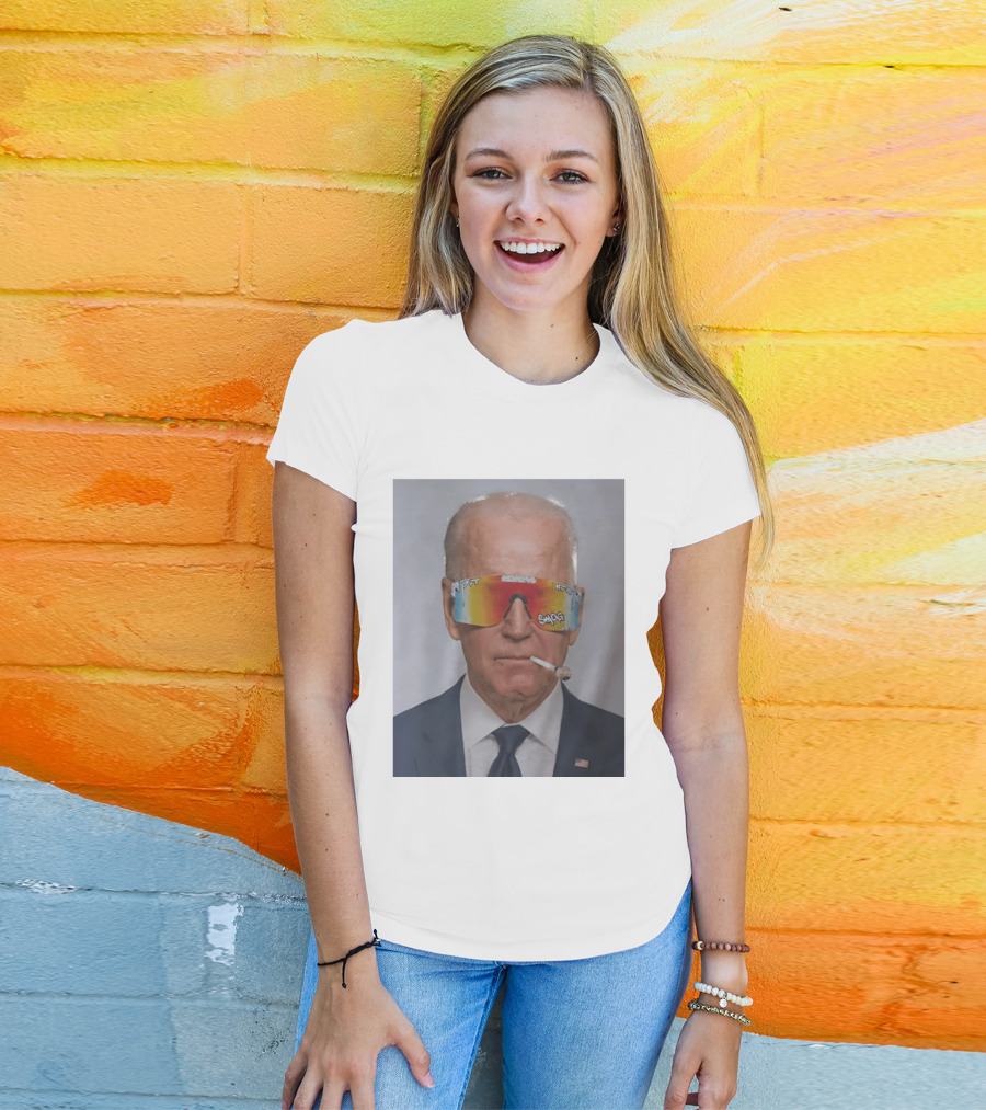 Joe Biden Pit Viper Sunglasses Smoking Pipe President T-Shirt