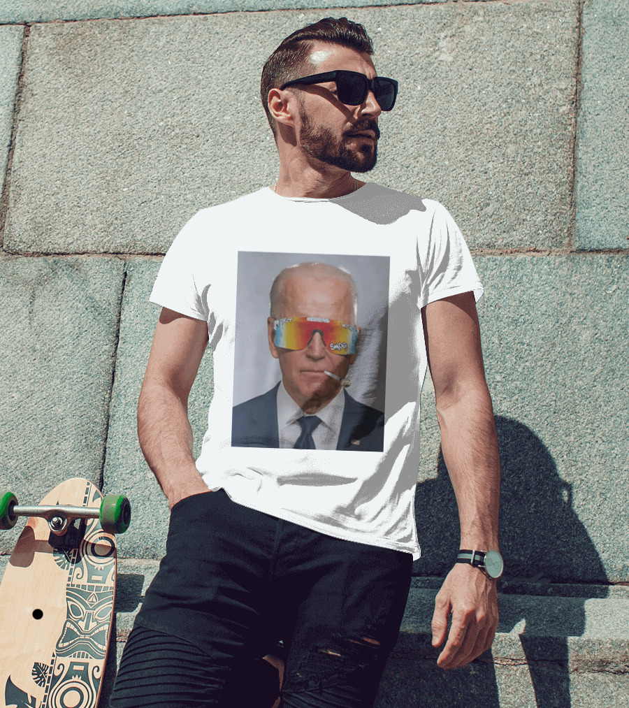 Joe Biden Pit Viper Sunglasses Smoking Pipe President T-Shirt