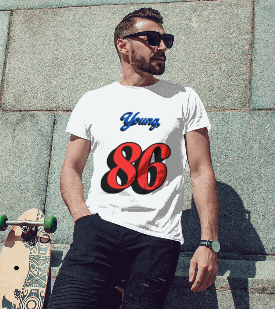 Owl City Store Young 86 Baseball 3 4 Sleeve T-Shirt
