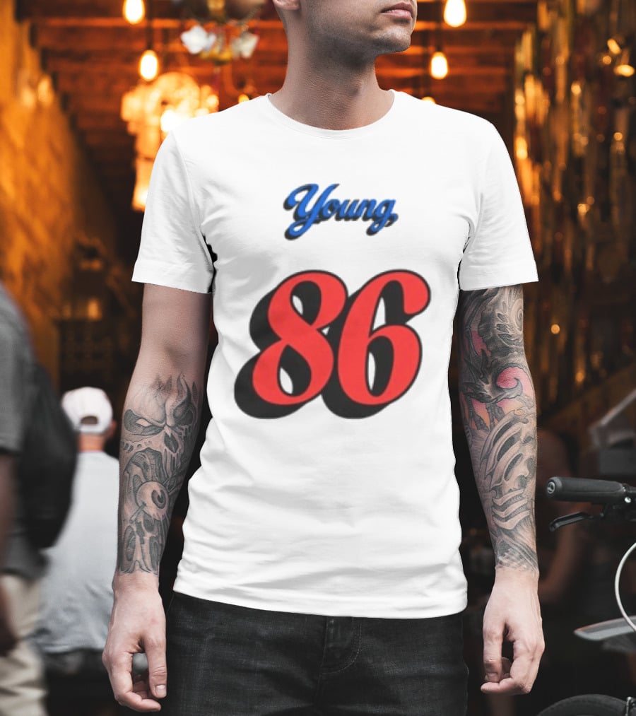 Owl City Store Young 86 Baseball 3 4 Sleeve T-Shirt